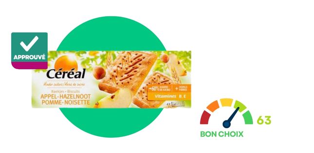 biscuits cereal pomme-noisette